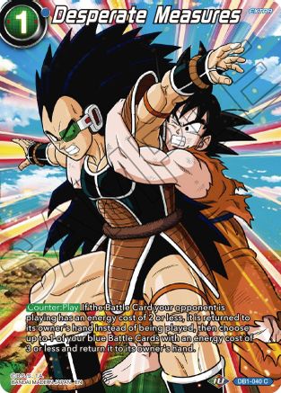 Desperate Measures (DB1-040) - Theme Selection History of Son Goku Foil
