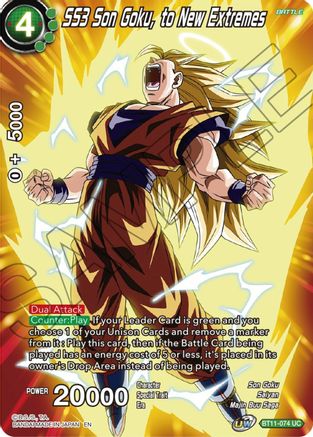 SS3 Son Goku, to New Extremes (BT11-074) - Theme Selection History of Son Goku Foil