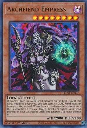Archfiend Empress (LDS3-EN007) - Legendary Duelists: Season 3 1st Edition