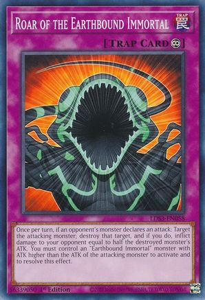 Roar of the Earthbound Immortal (LDS3-EN058) - Legendary Duelists: Season 3 1st Edition