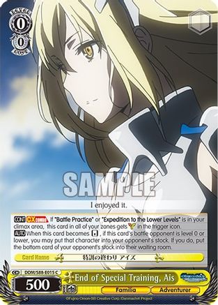 End of Special Training, Ais (DDM/S88-E015 C) - Is it Wrong to Try to Pick Up Girls in a Dungeon?