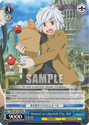 Moment in Labyrinth City, Bell (RRR) (DDM/S88-TE15R RRR) - Is it Wrong to Try to Pick Up Girls in a Dungeon?