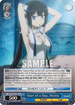 Start of a Day, Hestia (DDM/S88-TE09 TD) - Is it Wrong to Try to Pick Up Girls in a Dungeon?