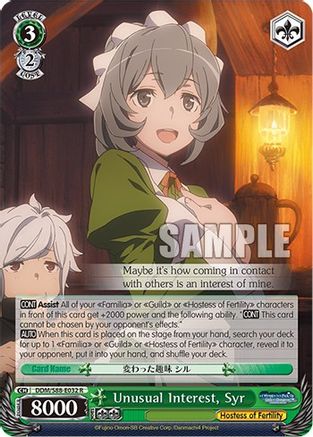 Unusual Interest, Syr (DDM/S88-E032 R) - Is it Wrong to Try to Pick Up Girls in a Dungeon?