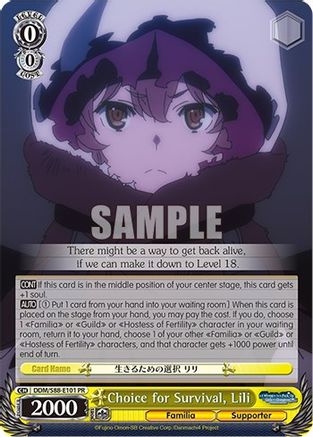 Choice for Survival, Lili (DDM/S88-E101 PR) - Is it Wrong to Try to Pick Up Girls in a Dungeon?