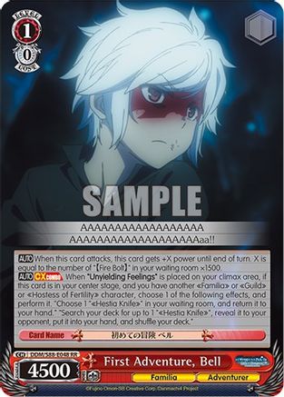 First Adventure, Bell (DDM/S88-E048 RR) - Is it Wrong to Try to Pick Up Girls in a Dungeon?