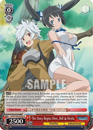 The Story Begins Here, Bell & Hestia (DDM/S88-E050 R) - Is it Wrong to Try to Pick Up Girls in a Dungeon?