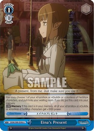 Eina's Present (DDM/S88-E096 U) - Is it Wrong to Try to Pick Up Girls in a Dungeon?