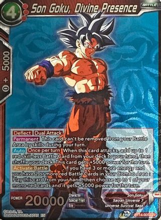 Son Goku, Divine Presence (Summer 2022 Regional Alt-Art Set) (BT14-005) - Promotion Cards Foil