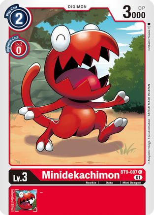 Minidekachimon (BT9-007) - X Record
