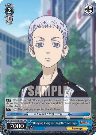 Bringing Everyone Together, Mitsuya (Foil) (TRV/S92-E106S PR) - Tokyo Revengers