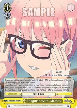 Disguise With Glasses (5HY/W90-E019 U) - The Quintessential Quintuplets 2