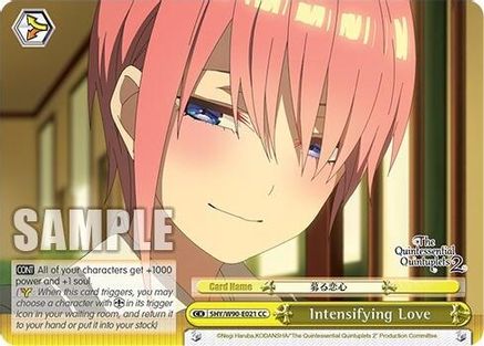 Intensifying Love (5HY/W90-E021 CC) - The Quintessential Quintuplets 2