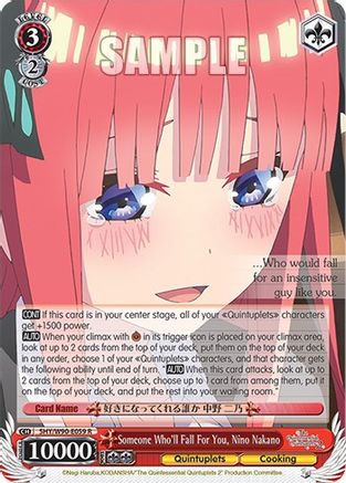 Someone Who'll Fall For You, Nino Nakano (5HY/W90-E059 R) - The Quintessential Quintuplets 2