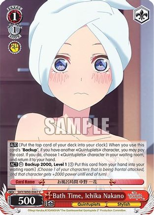 Bath Time, Ichika Nakano (5HY/W90-E067 C) - The Quintessential Quintuplets 2