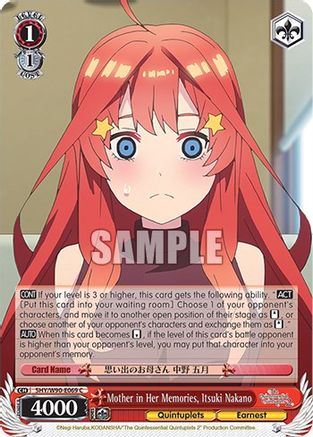 Mother in Her Memories, Itsuki Nakano (5HY/W90-E069 C) - The Quintessential Quintuplets 2