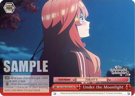 Under the Moonlight (RRR) (5HY/W90-E081R RRR) - The Quintessential Quintuplets 2
