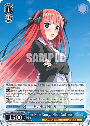A New Story, Nino Nakano (5HY/W90-PE03 PR) - The Quintessential Quintuplets 2