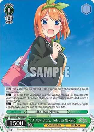 A New Story, Yotsuba Nakano (5HY/W90-PE05 PR) - The Quintessential Quintuplets 2
