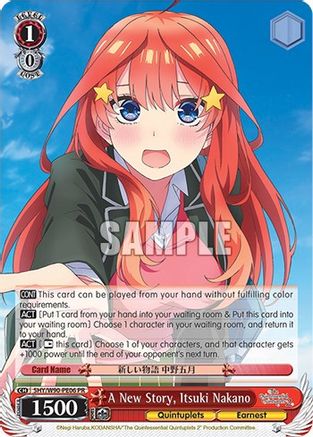 A New Story, Itsuki Nakano (5HY/W90-PE06 PR) - The Quintessential Quintuplets 2