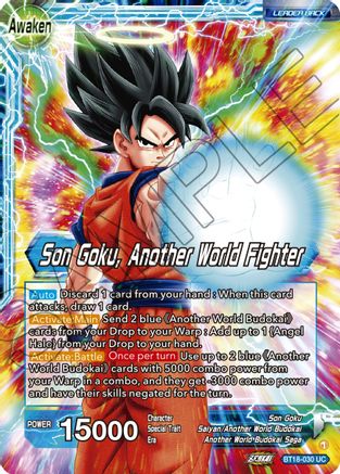 Son Goku // Son Goku, Another World Fighter (BT18-030) - Dawn of the ZLegends