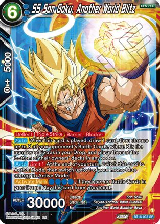 SS Son Goku, Another World Blitz (BT18-037) - Dawn of the ZLegends Foil