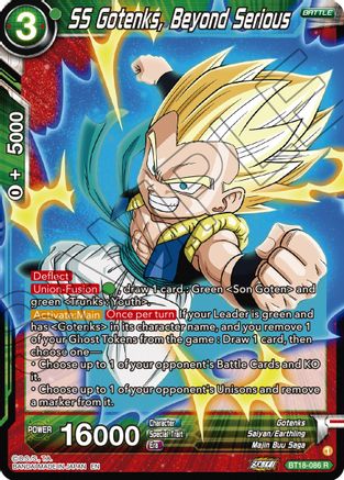 SS Gotenks, Beyond Serious (BT18-086) - Dawn of the ZLegends