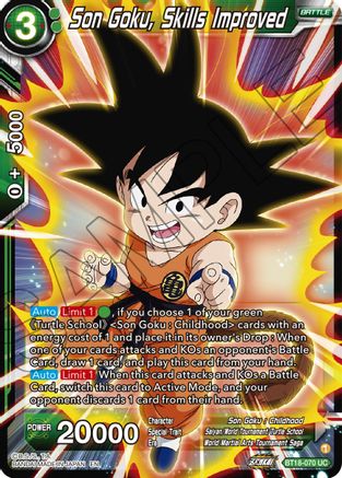 Son Goku, Skills Improved (BT18-070) - Dawn of the ZLegends