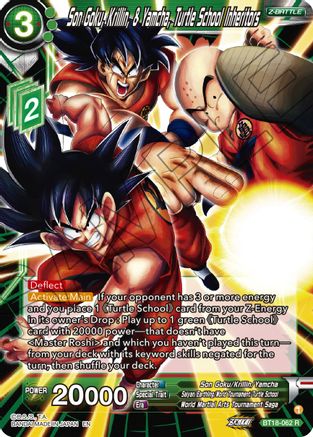 Son Goku, Krillin, & Yamcha, Turtle School Inheritors (BT18-062) - Dawn of the ZLegends