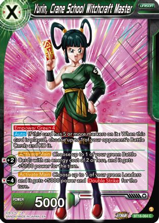Yurin, Crane School Witchcraft Master (BT18-064) - Dawn of the ZLegends