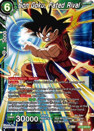 Son Goku, Fated Rival (BT18-069) - Dawn of the ZLegends Foil