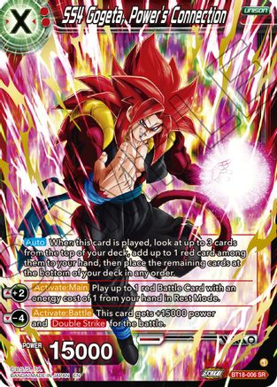 SS4 Gogeta, Power's Connection (BT18-006) - Dawn of the ZLegends Foil