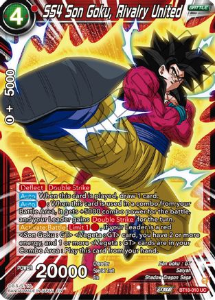 SS4 Son Goku, Rivalry United (BT18-010) - Dawn of the ZLegends Foil