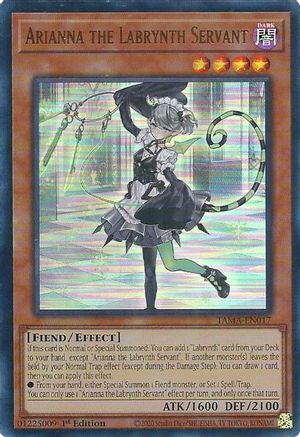 Arianna the Labrynth Servant (TAMA-EN017) - Tactical Masters 1st Edition