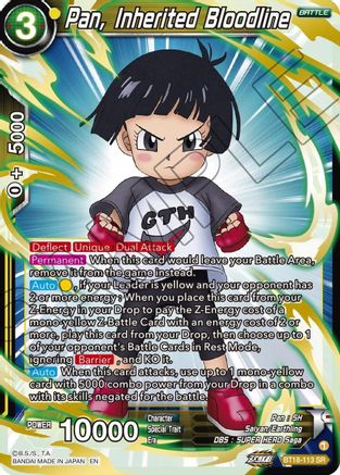 Pan, Inherited Bloodline (BT18-113) - Promotion Cards