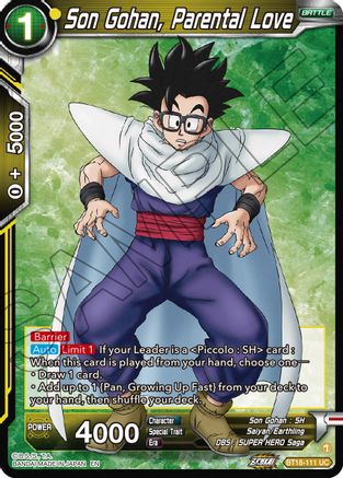 Son Gohan, Parental Love (BT18-111) - Dawn of the ZLegends
