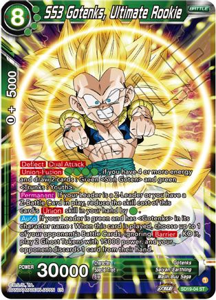 SS3 Gotenks, Ultimate Rookie (SD19-04) - Dawn of the ZLegends Foil