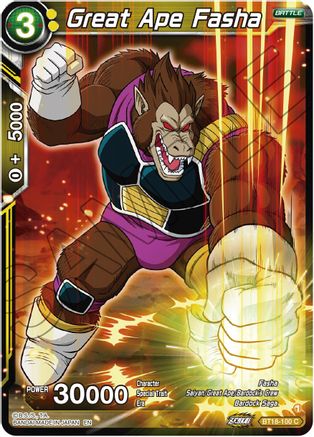Great Ape Fasha (BT18-100) - Dawn of the ZLegends