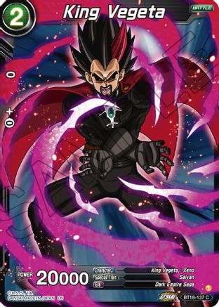 King Vegeta (BT18-137) - Dawn of the ZLegends Foil