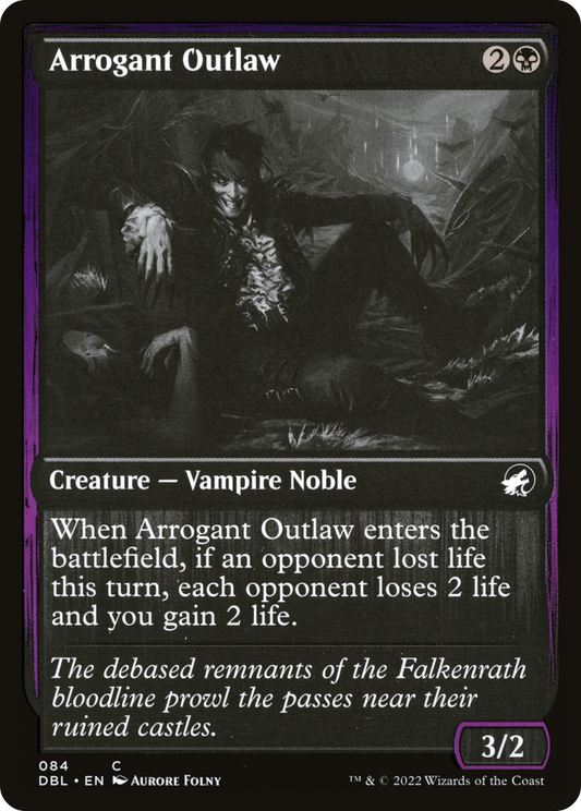 Arrogant Outlaw (DBL-084) - Innistrad: Double Feature Foil