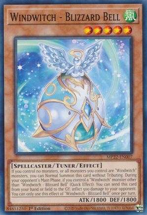 Windwitch - Blizzard Bell (MP22-EN007) - 2022 Tin of the Pharaoh's Gods 1st Edition