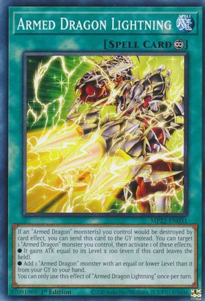 Armed Dragon Lightning (MP22-EN031) - 2022 Tin of the Pharaoh's Gods 1st Edition