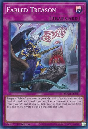 Fabled Treason (MP22-EN041) - 2022 Tin of the Pharaoh's Gods 1st Edition