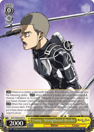 Conny: Strengthened Resolve (AOT/SX04-007 R) - Attack On Titan: Final Season