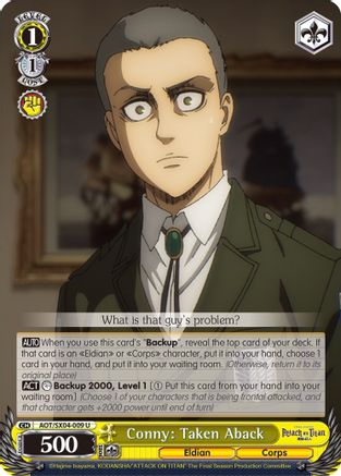 Conny: Taken Aback (AOT/SX04-009 U) - Attack On Titan: Final Season