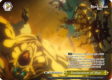 Declaration of War (TTR) (AOT/SX04-022TTR TTR) - Attack On Titan: Final Season