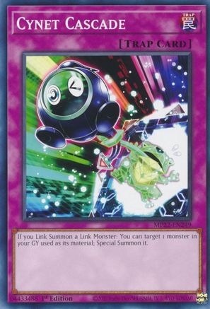 Cynet Cascade (MP22-EN249) - 2022 Tin of the Pharaoh's Gods 1st Edition