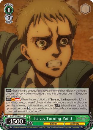 Falco: Turning Point (AOT/SX04-027 RR) - Attack On Titan: Final Season