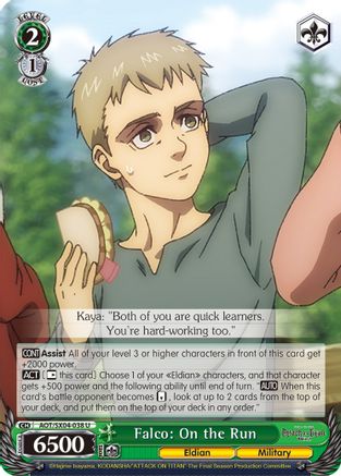Falco: On the Run (AOT/SX04-038 U) - Attack On Titan: Final Season