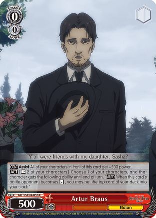 Artur Braus (AOT/SX04-058 C) - Attack On Titan: Final Season